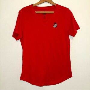 Johnnie O Women's Georgia Merediths V-Neck T-Shirt University of Georgia UGA XS